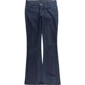 Lucky Brand Zoe Flare Jeans Women 4 /27 Long Tall A633, 34 inch inseam.